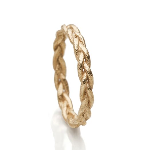 Flechtring Goldmiss Gelbgold 201 AU