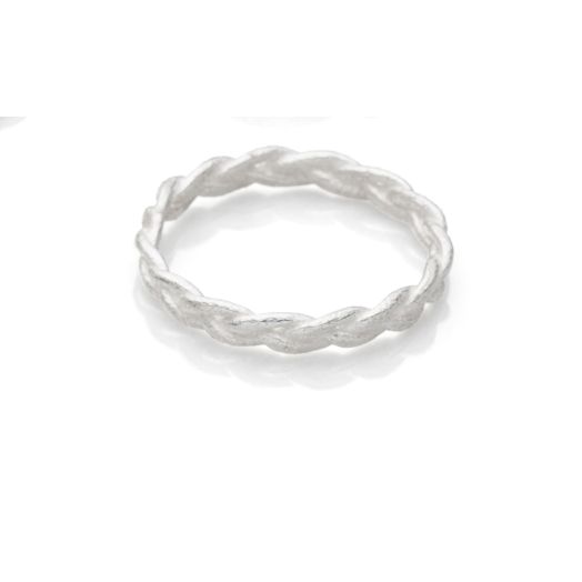 Flechtring Goldmiss 925 Silber gesiedet AU 201