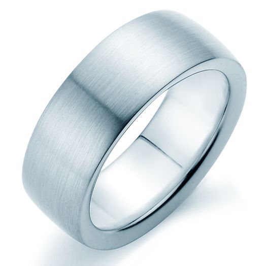 Herrenring Gold Modern 8mm matt 400035 WG