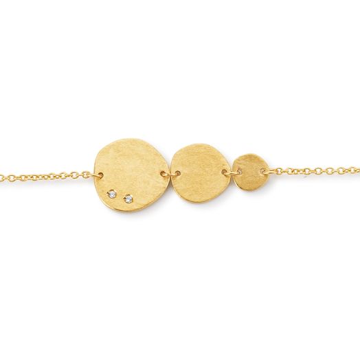 Goldschmuck Armband mit Zirkonia pal-11541G