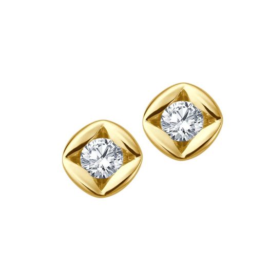 Diamantohrstecker Gelbgold Goldschmuck Solitaire GIL 47065
