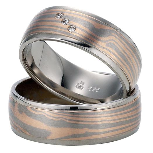Eheringe Trauringe Rauschmayer Mokume Gane 11 50735-070