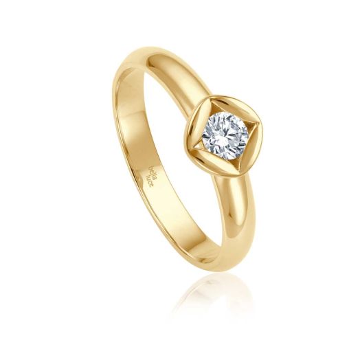 Diamantring Gelbgold GIL 47159