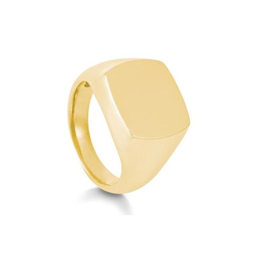 Herrenring Siegelring Weißgold oder Gelbgold Männerschmuck 47531