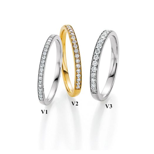 Verlobungsring Diamantring 585 oder 750 Weißgold Ring 23852