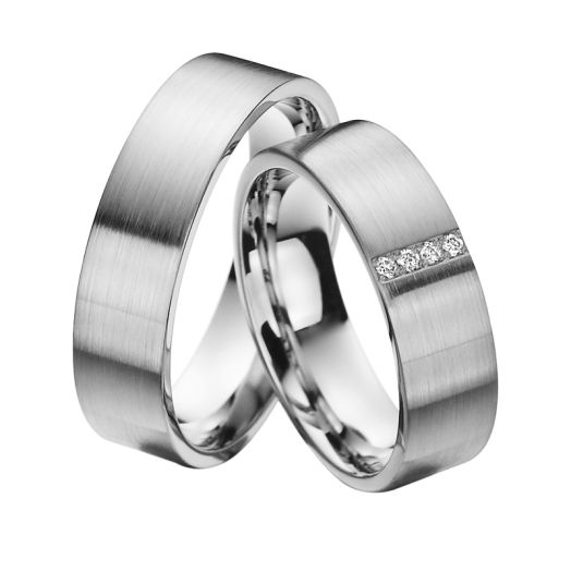Eheringe Trauringe Platin Rubin R 604