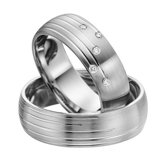Eheringe Trauringe Rubin Platin R 607