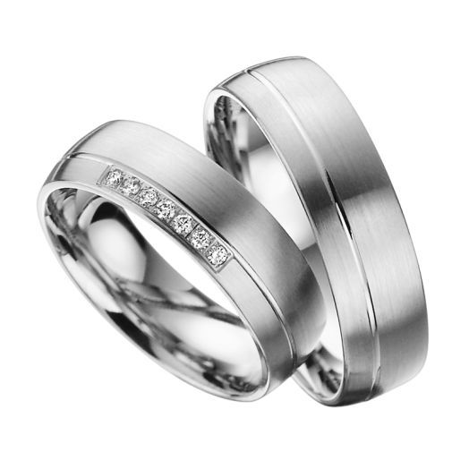 Eheringe Trauringe Rubin Platin R 611