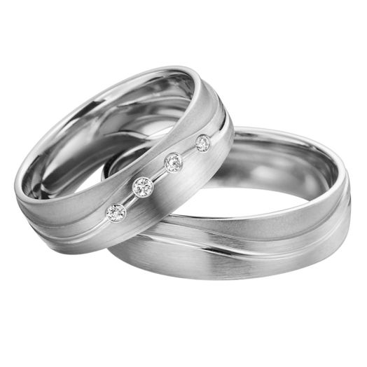 Eheringe Trauringe Rubin R 612 Platin