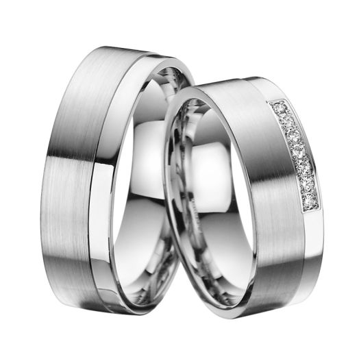Eheringe Trauringe R 613 Rubin Platin