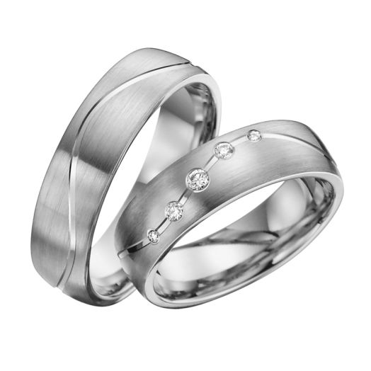 Eheringe Trauringe Rubin Platin R 614
