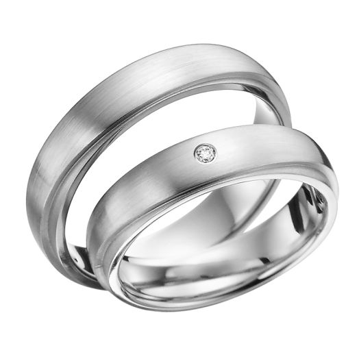 Eheringe Trauringe Rubin Platin R 615