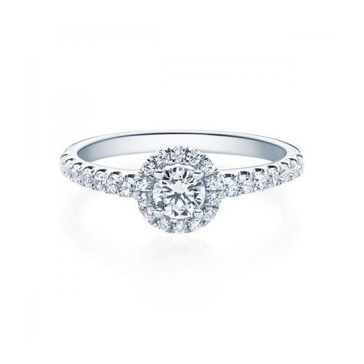 Solitaire Diamantring 0,25ct- 0,40ct. Verlobungsring Platin 1588