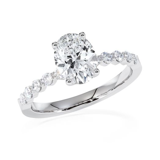 Fancy Cuts Ring Weißgold oder Platin RU 47591