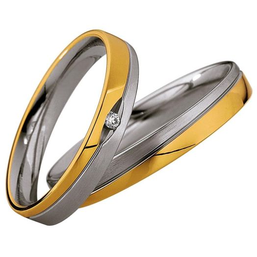 Eheringe Trauringe Saint Maurice Bicolor Gold 49-87002