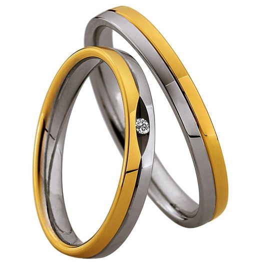 Eheringe Trauringe Saint Maurice Bicolor Gold 49-87016