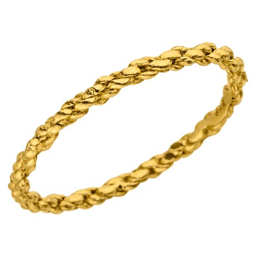 Flechtring Goldmiss Gelbgold 222 Schnurring