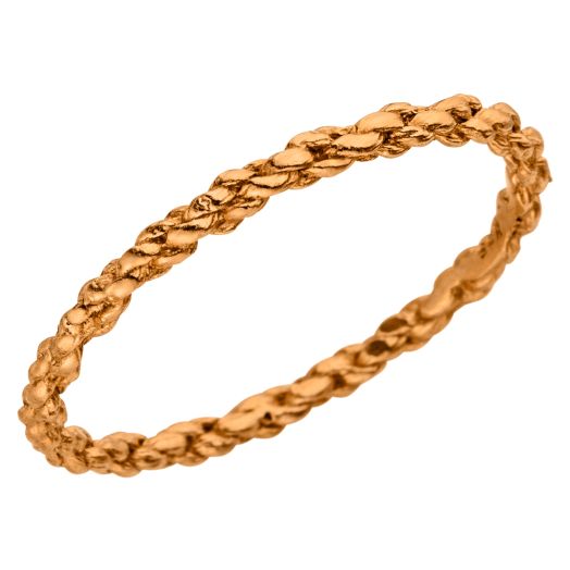 Flechtring Goldmiss Rotgold 222 Schnurring