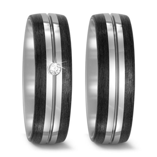 Carbon Titan Eheringe Trauringe TitanFactory 52474