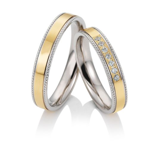 Eheringe Trauringe Saint Maurice Bicolor Gold 49/81723