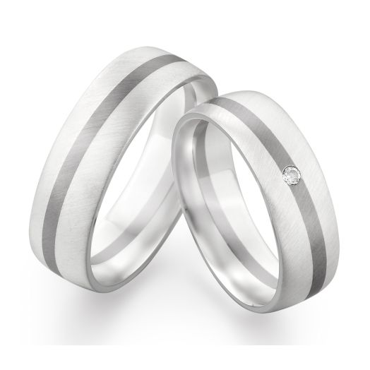 Trauringe Kühnel 514741 Eheringe Palladium Silber