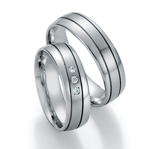 Eheringe Ruesch Trauringe Solid I Weißgold 33070-060