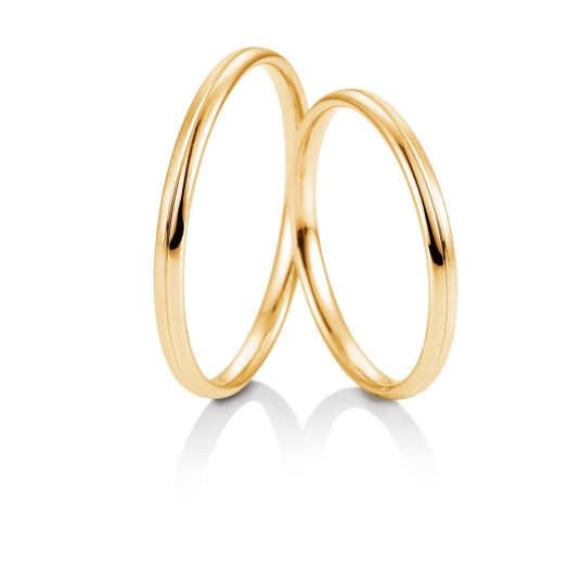schmale Trauringe Breuning Welcome in Gelbgold 04961
