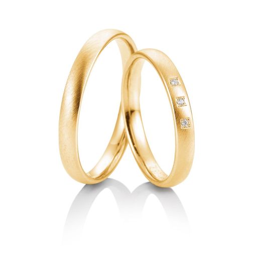 Trauringe Breuning Welcome schmal in Gelbgold 04965