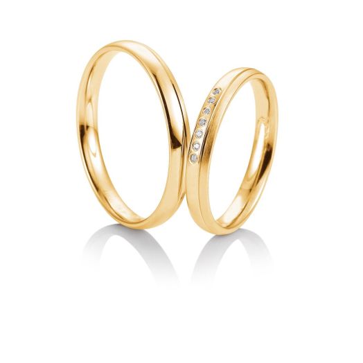 Trauringe Breuning Welcome schmal in Gelbgold 04967