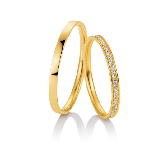 Eheringe Breuning Welcome schmal in Gelbgold 04982 Trauringe