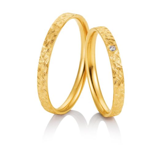 Eheringe Breuning Welcome schmal in Gelbgold 04984 Trauringe