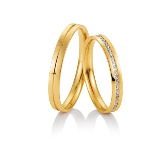 Eheringe Breuning Welcome schmal in Gelbgold 04986 Trauringe