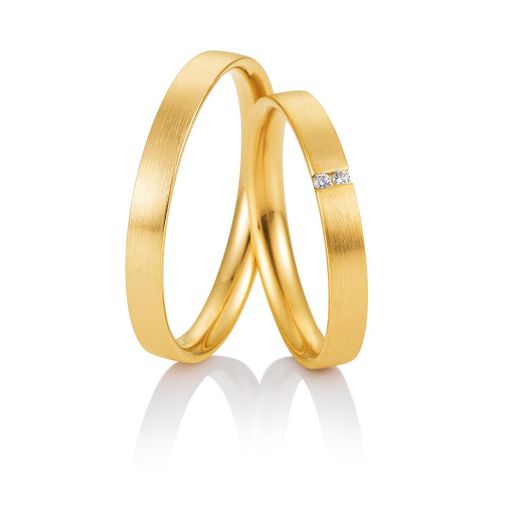 Eheringe Breuning schmal in Gelbgold 04988 Trauringe