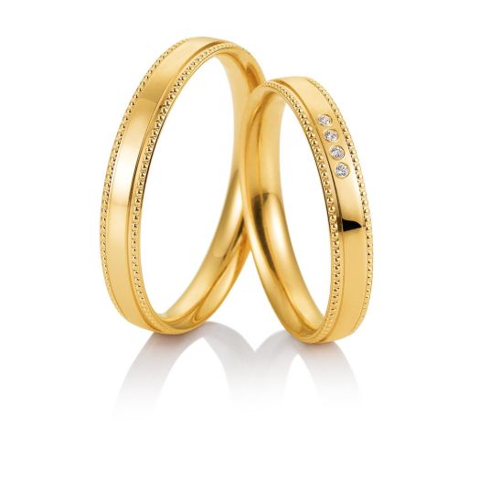 Eheringe Breuning schmal in Gelbgold 04990 Trauringe