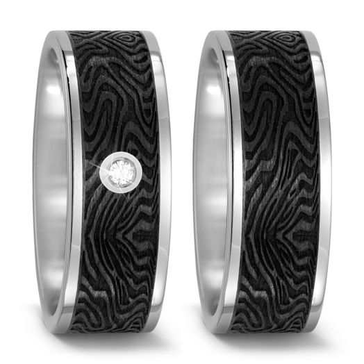 Carbon Eheringe Trauringe TitanFactory 52463