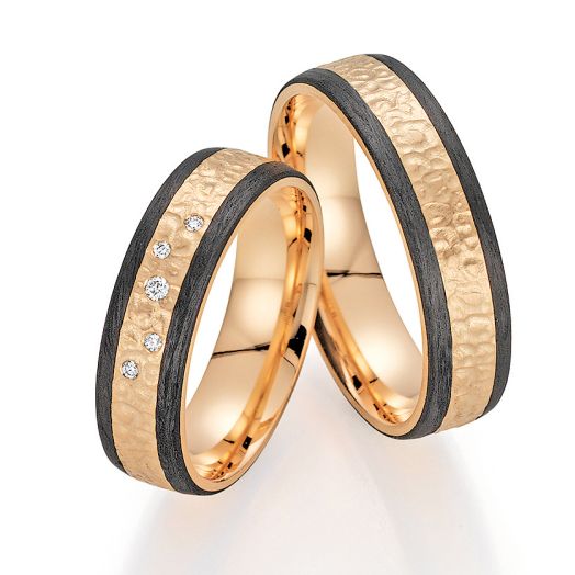 Eheringe Trauringe Carbon Bayer 88462 Apricotgold