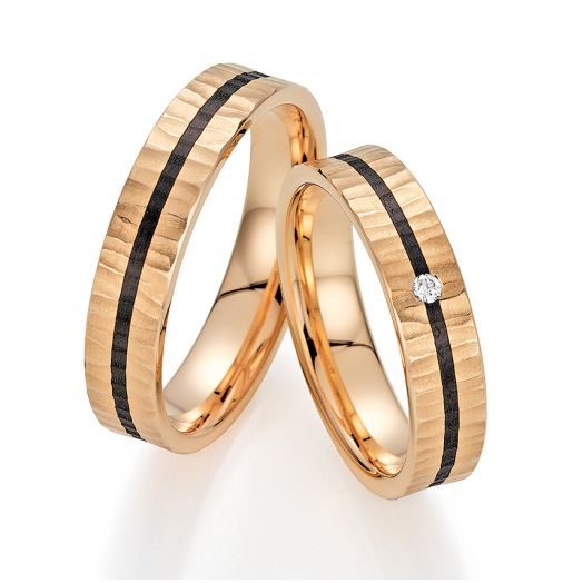 Eheringe Trauringe Carbon Bayer Awesome 88465 Apricotgold
