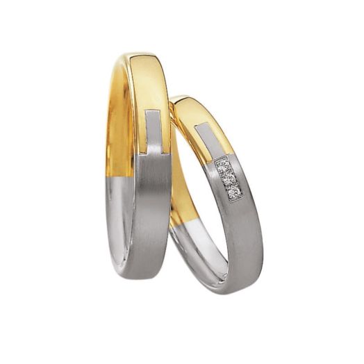 Eheringe Trauringe Saint Maurice Bicolor 585 Gold