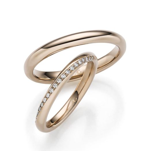 Trauringe Gerstner 585 oder 750 Haselnuss Gold 31311 Eheringe Gold