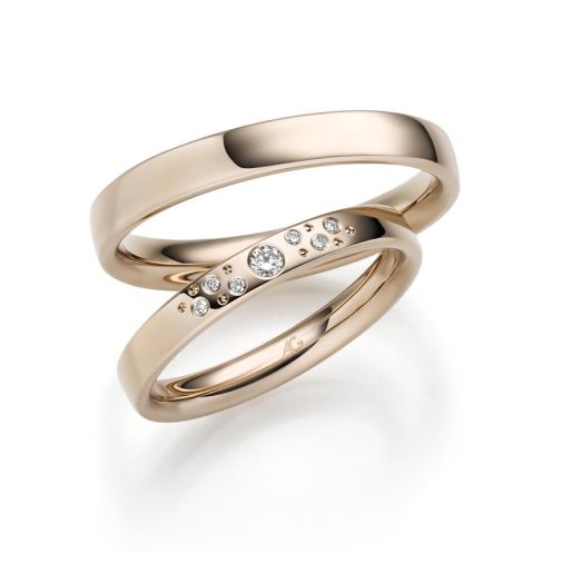 Trauringe Gerstner 585 oder 750 Haselnuss Gold 31313 Eheringe Gold