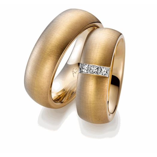 Eheringe Trauringe Gerstner Melting Colour 750 Gold 28642