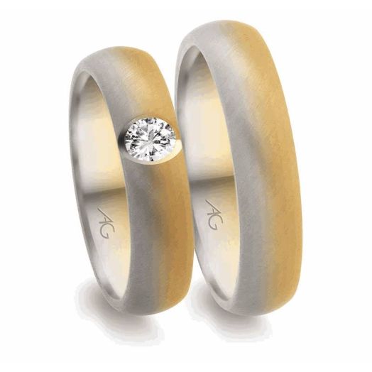 Eheringe Trauringe Gerstner Melting Colour 750 Gold 28643