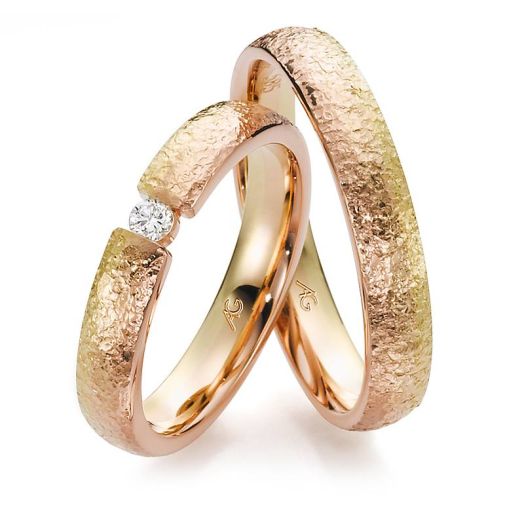 Trauringe Gerstner Morgenröte Gold Tricolor 28605
