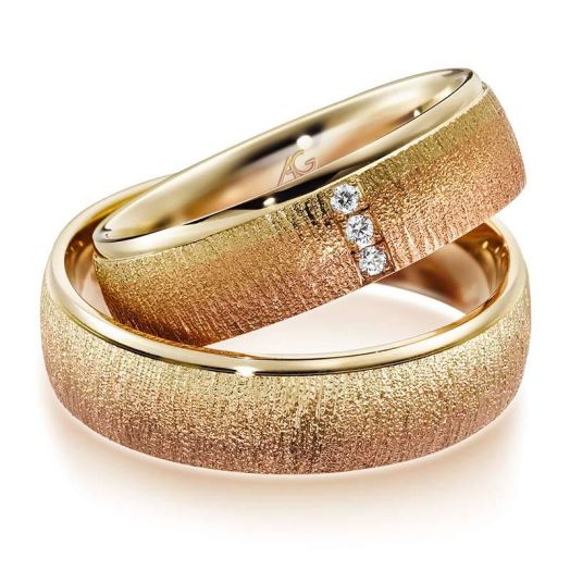 Trauringe Gerstner Morgenröte Gold Tricolor 28691