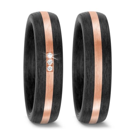Trauringe Carbon Rosegold TitanFactory 59318