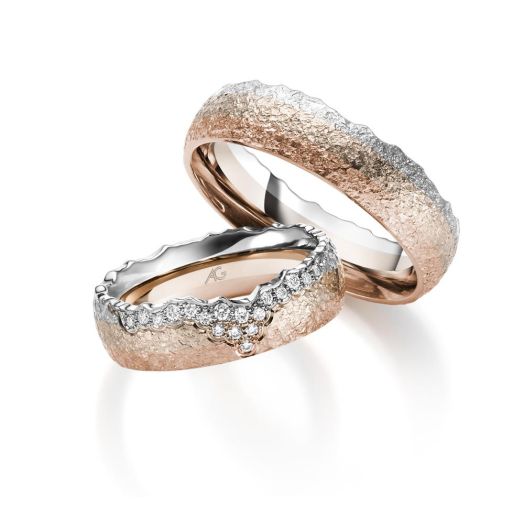Trauringe Gerstner Mondlicht Gold 4/31173 Eheringe Bicolor