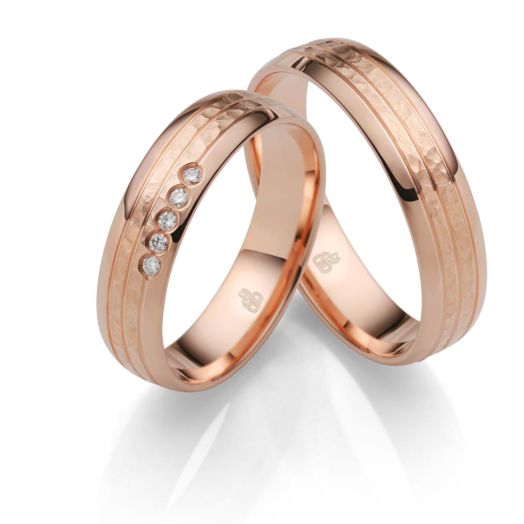 Trauringe von Rauschmayer 585 oder 750 Rosegold 05705 Eheringe
