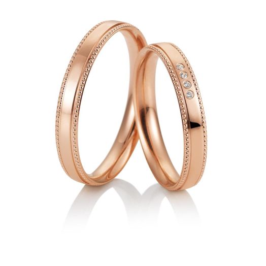 Eheringe Rotgold Saintmaurice Hello schmal 81789 poliert