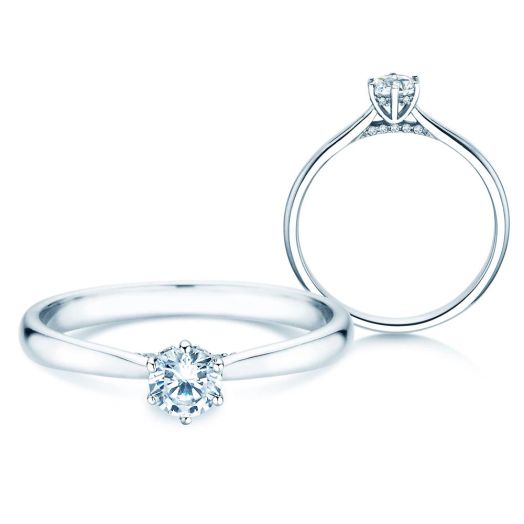 Verlobungsring Classic 6 0,30ct. Weißgold oder Gelbgold RIV 47471