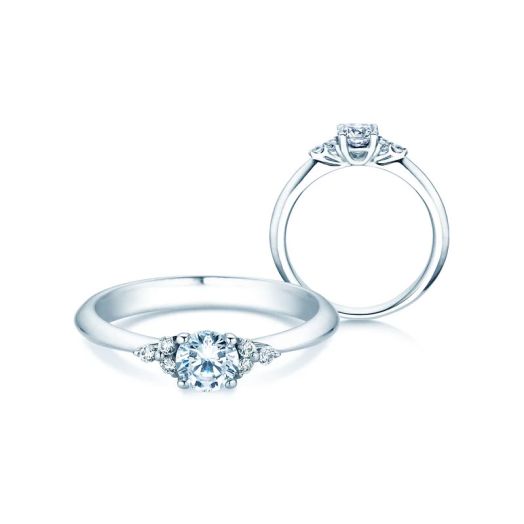 Verlobungsring Glory Diamant 14K oder 18k Gelbgold oder Weißgold mit Diamanten 0,59 ct G/SI
